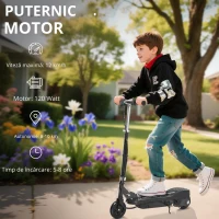 HOMCOM trotineta electrica, pentru copii, 74x36x73-91cm(m-7)