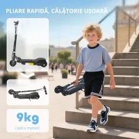 HOMCOM trotineta electrica, pentru copii, 74x36x73-91cm(m-6)