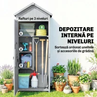Outsunny căsuță dulap depozitare unelte exterior(m-5)