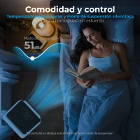 HOMCOM Aire Acondicionado Portátil 10.000 BTU 4 en 1 Enfriamiento Deshumidificador Ventilador con WiFi para 30 m² Blanco(m-7)