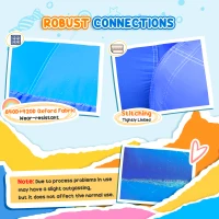 Outsunny Kids Bouncy Castle, with Slide, Pool, Trampoline, Climbing Wall, Blower(m-6)