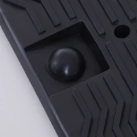 DURHAND Juego de 2 Rampas Portátiles de Plástico Carga 3 Toneladas para Coches Estándares Furgonetas Pequeñas 91x30x21 cm Negro(m-7)