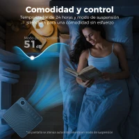 HOMCOM Aire Acondicionado Portátil 9000 BTU 4 en 1 Enfriamiento Deshumidificador Ventilador Temporizador para 28 m² Blanco(m-7)