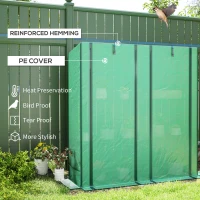Outsunny Three-Tier Mini Greenhouse - Green(m-4)