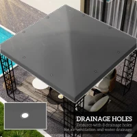 Zadaszenie do pawilonu 3x3 m, wodoodporne, zamiennik(m-4)