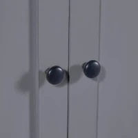 Space‑Saving Dining Table with 6 Adjustable Shelves & Storage Cabinet, Extendable Bar Table for 4–6 People, 118L-180 x 50W x 94H cm, Gray(m-9)