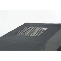 Aufblasbares Camping-Dachzelt fürs Auto/SUV, Platz für 2 Erwachsene + 1 Kind, 220x145x140 cm, Schwarz+Grau(m-6)