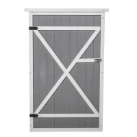Outsunny Casuta Lemn 75×56×115 cm – Depozitare Unelte cu Acoperis Impermeabil(m-16)