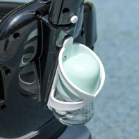 AIYAPLAY Rutschauto 3-in-1 z daszkiem, białe, z rączką do pchania(m-9)