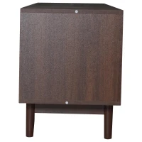 Stylish TV Stand Cabinet with Rattan Sliding Doors & 2 Drawers, Sturdy Media Console with Ample Storage, 190L x 40W x 52H cm, Wood(m-13)