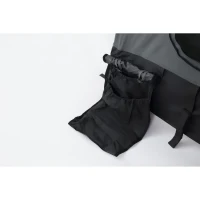 Aufblasbares Camping-Dachzelt fürs Auto/SUV, Platz für 2 Erwachsene + 1 Kind, 220x145x140 cm, Schwarz+Grau(m-9)