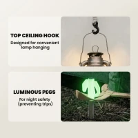 Outsunny Inflatable Camping Tent with Rainfly, 3 Man Air Tent 3000mm Waterproof Blow Up Tents, Beige(m-9)