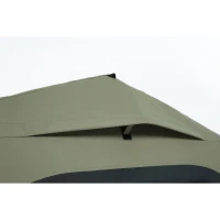 Aufblasbares Camping-Dachzelt fürs Auto/SUV, Platz für 2 Erwachsene + 1 Kind, 220x145x140 cm, Grün(m-8)