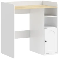 HOMCOM Meuble machine à laver, armoire machine a laver avec compartiments ouverts et porte, 93,5 x 60 x 100 cm, blanc(m-12)