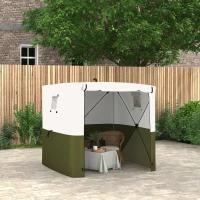 Outsunny 2 x 2m Pop-Up Gazebo, with Accessories - Green(m-10)