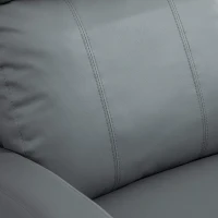 HOMCOM Fotoliu de Masaj cu 8 Moduri și 5 Intensități, Suport pentru Picioare și Telecomandă, 68x88x98 cm, Gri(m-11)