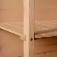 Outsunny Magazie de Scule pentru Exterior din lemn de brad 75x56x115 cm(m-13)