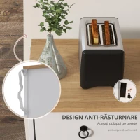 HOMCOM Bufet mobilier de depozitare dulap de bucătărie 2 sertare și 2 dulapuri rafturi la înălțimi reglabile alb(m-4)