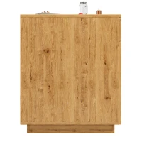 Versatile Kitchen Island with Extendable Table and 2 Drawers, Stylish Storage Cabinet for Dining Areas, 122-195L x 70W x 93.5H cm, Wood(m-11)