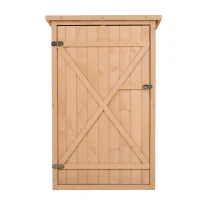 Outsunny Magazie de Scule pentru Exterior din lemn de brad 75x56x115 cm(m-15)