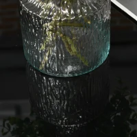 Outsunny 8 Pieces PE Rattan Corner Sofa Set, Outdoor Garden Furniture Set, Patio Wicker Sofa Seater w/ Cushion, Washable Cushion Cover & Tempered Glass Table, Grey(m-10)