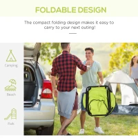 Outsunny Klapstoel klapfauteuil klapzetel campingstoel tuinstoel loungestoel opvouwbaar gestoffeerd(m-4)