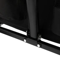 Faltbarer Strand- und Gartenwagen, für Camping, Einkaufen, 66 x 41 x 44,5 cm, Schwarz(m-12)