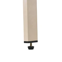 Set tavolo e sedie da pranzo per giardino 6-7 posti, mobili da giardino con poltrone e carrello portavivande rimovibile, Beige+Colore naturale(m-12)