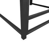 Convertible Garden Lounge Set with Double Reclining Lounger, Outdoor Rattan Sofa Set with Adjustable Backrest, 128L x 117W x 40H cm, Gray(m-10)