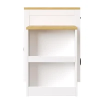 Extendable Kitchen Island with Built-In Wine Rack, Multifunctional Storage Cabinet with Dining Table, 141-193.5L x 70W x 101.5H cm, White(m-10)