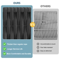 Outdoor Garden Furniture Set with High-Density Foam Cushions, Durable Garden Sofa Set with Plastic Weave, 240L x 118W x 83H cm, Gray(m-7)