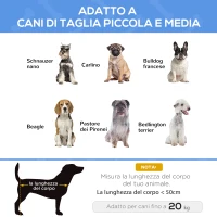 PawHut Lettino per Cani Piccoli e Medi Rialzato con Poggiatesta da Esterno, 91x69x29 cm, Nero(m-4)