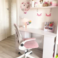 HOMCOM Computer Desk, Home Office Desk, Writing Table, PC Workstation with 3 Storage Shelves and 3 Drawers for Working, Study, 120 x 49 x 72 cm, White(m-7)