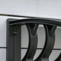 Outsunny Copertina 75×120cm – Policarbonat Anti-UV pentru Usi si Ferestre(m-11)