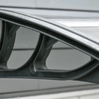 Outsunny Copertina 75×120cm – Policarbonat Anti-UV pentru Usi si Ferestre(m-14)