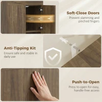 HOMCOM Dulap Masă de Călcat Pliabil cu Roți și Suport pentru Fier de Călcat, Dulap Multifuncțional cu Rafturi, Compartiment Deschis, pentru Spălătorie, Baie, 154x55x87 cm, Maro(m-7)