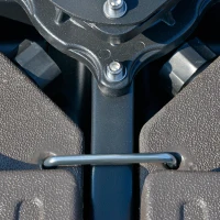 Outsunny Set of 4 Fillable Parasol Weights - 100kg(m-7)