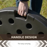 Outsunny Set of 4 Fillable Parasol Weights - 100kg(m-4)