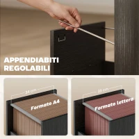 HOMCOM Scrivania Ufficio Tavolo Computer Salvaspazio, 120x52.3 cm, Nero(m-5)