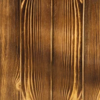 Outsunny Planter on Legs Flower Box dim. 70L x 35l x 30H cm Half-log Legs Slatted Pine Wood-look Body Carbonization-treated(m-10)