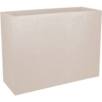 Jardiniere Muret Loft L - EDA - Volcania - 46 L - Intérieur/Extérieur - Décor Pierre - 78,5 x 29,5 x H 60 cm - Beige Calcaire(m-1)