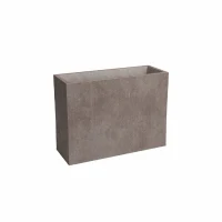 ARTEVASI Jardiniere haute - SYDNEY - Plastique - Taupe - 80 cm - 50 L - Dimensions: 79.5x29.5x68cm(m-1)