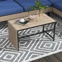 Outsunny Set de Mobilier de Gradina cu 3 Piese, cu Canapea(m-6)