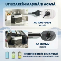 Outsunny Frigider portabil pentru călătorii(m-8)