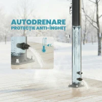 Outsunny Coloană de Duș Ecologică pentru Exterior(m-5)