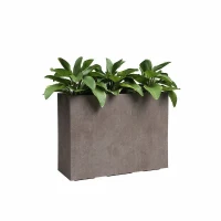 ARTEVASI Jardiniere haute - SYDNEY - Plastique - Taupe - 80 cm - 50 L - Dimensions: 79.5x29.5x68cm(m-2)