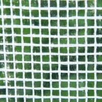 Outsunny Mini Garden Greenhouse mini tunnel greenhouse 270L x 90l x 90H cm pointed roof Steel PE High-density 140 g/m² UV-resistant roll-up windows with Zip White(m-8)