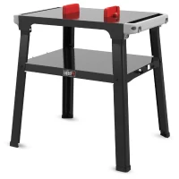 Support pour Lumin/Lumin Compact - Weber - Etagere de rangement - Deux crochets intégrés - Noir(m-2)