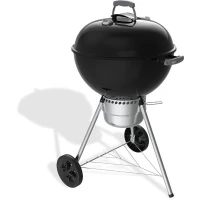 Barbecue a charbon - Weber - Original Kettle E-5730 - Ø57 cm - Thermometre intégré - Clapet d'aération - 9 couverts - Noir(m-2)