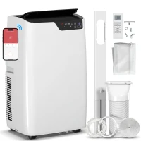 HOMCOM Portable Air Conditioner 12000 BTU, 4-in-1 AC Unit with Cool, Dehumidifier, Fan, Sleep Mode, WiFi Voice Remote Control(m-1)